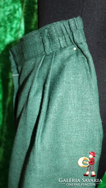 Tyrolean trouser skirt with original Tyrolean buttons, size 44/46