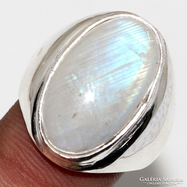 Holdkő ezüstgyűrű 8 as meret