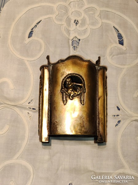 Silver-plated antique object