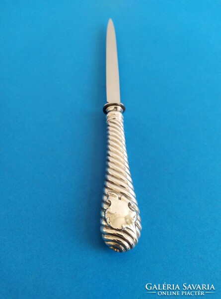 Ezüst art-deco levélbontó kés