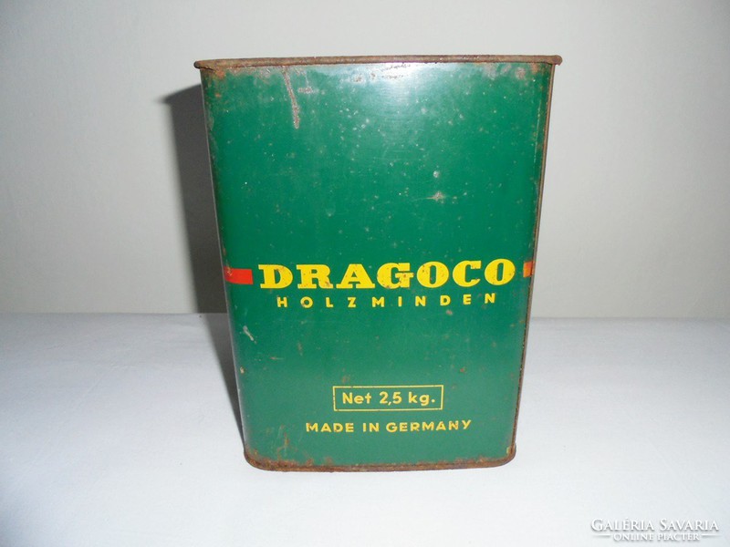 German metal box metal box tin box - dragoco holzminden menthol