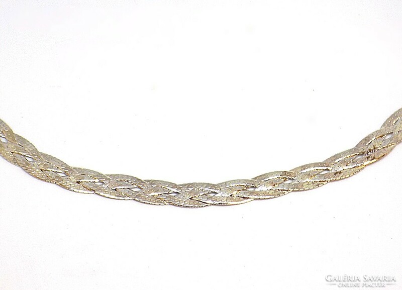 Silver braided necklaces (zal-ag104273)