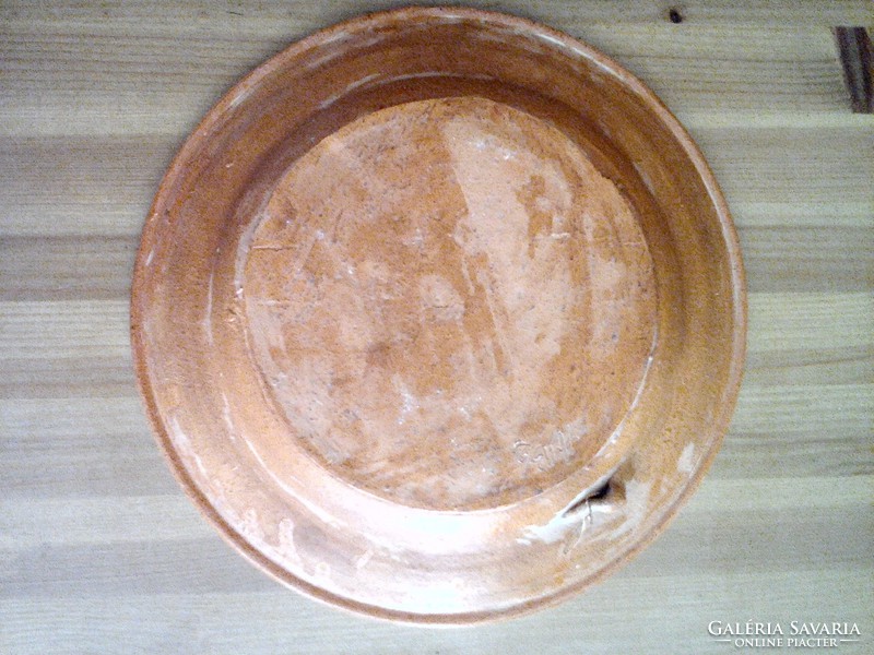 Kerámia tányér, falitányér  - Avasvámfalu