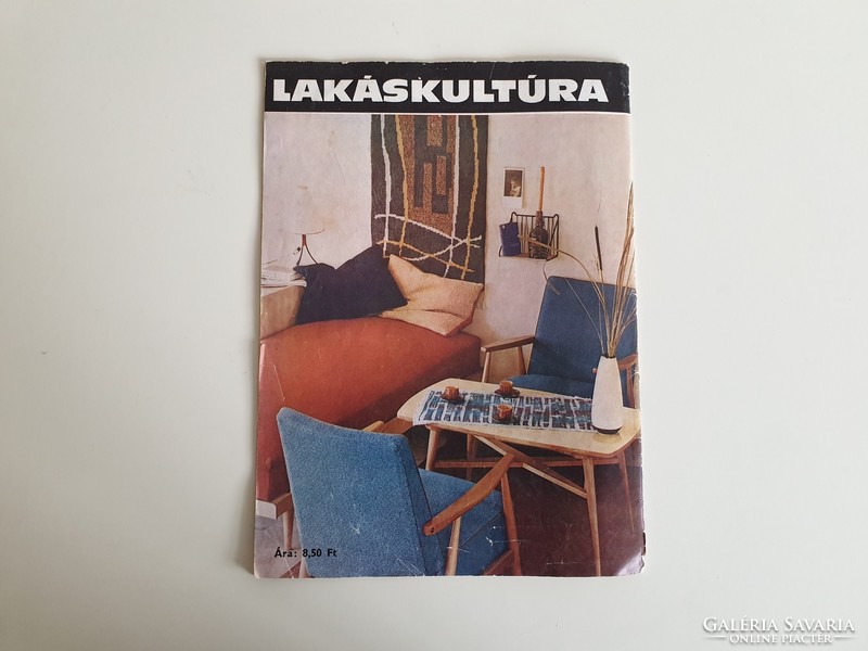 Old retro 1964 home culture magazine 2. Number iconic mid century armchair table furniture