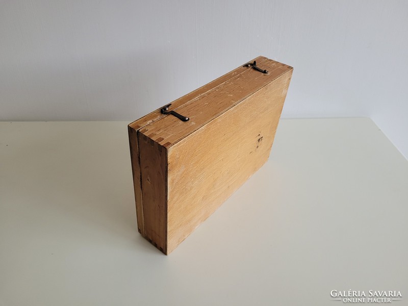 Vintage old small wooden box wooden crate wooden crate 30 x 21 cm