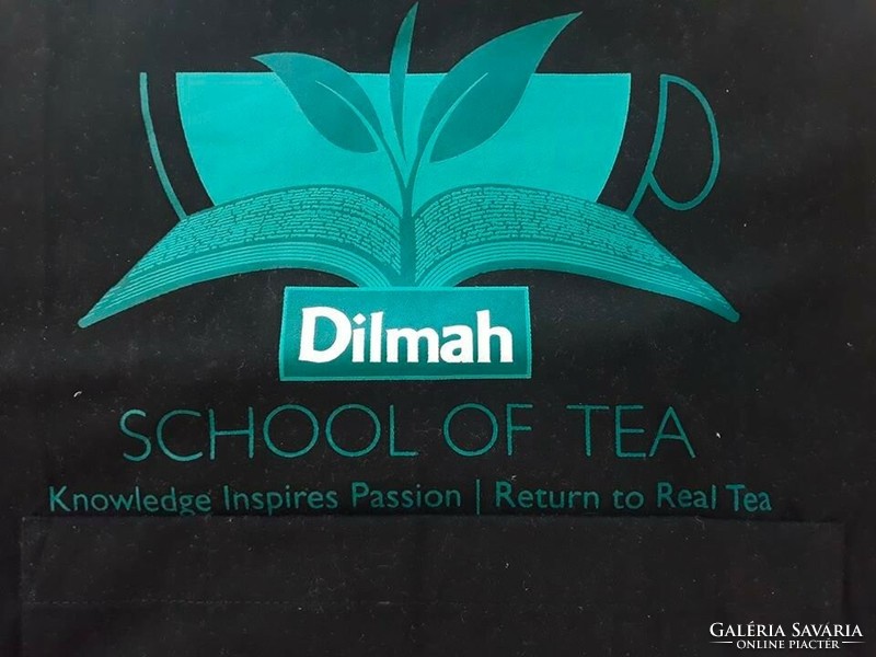 Dilmah tea branded quality apron - gift in canvas bag - Christmas present