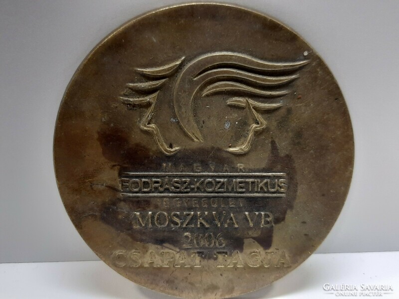 Magyar Fodrász és kozmetikus egyesület Moszkvai Vb érme
