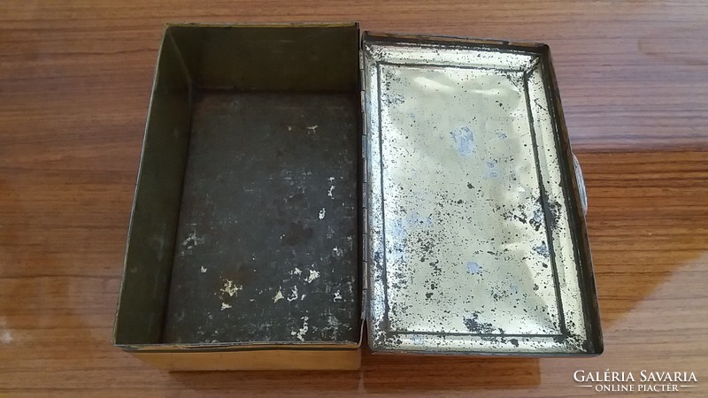 Old scene metal box vintage box