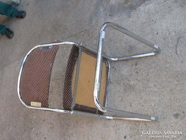 Retro krómozott csővázas szék