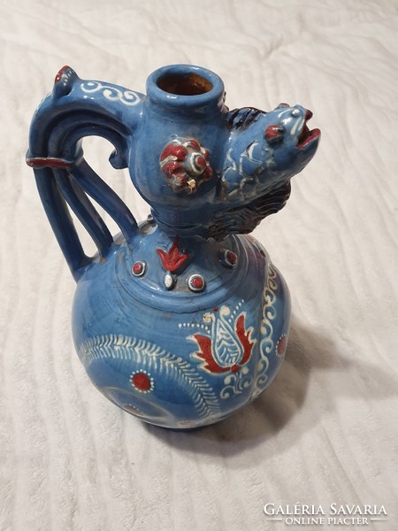 Antique folk pottery