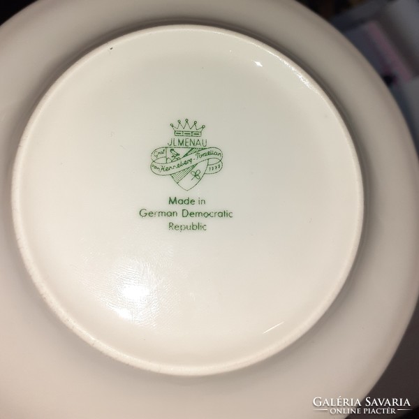 Jlmenau 3 porcelain plates made in German Democratic Republic