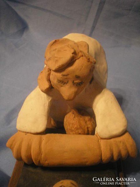 The rarity of the terracotta of N 22 saj Ferenc kossuth dijas is for sale 25 x 10 cm