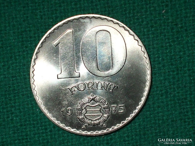 10 Forint 1975! Only 50001 pcs. ! It was not in circulation! It's bright!
