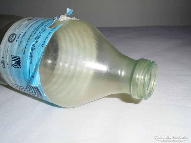 Retro Theodora Kékkúti Ásványvíz - papír címke, műanyag palack - Badacsonyvidéki Pincegazdaság 1989
