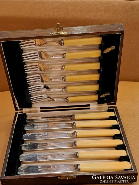 Sale! Sale! Hp&co s ep marked english vintage cutlery set fork and spoon set