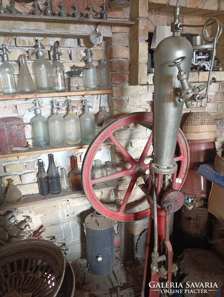 Rare original 1910 soda filling soda soda bottle filling soda water filling machine soda machine cast iron foot