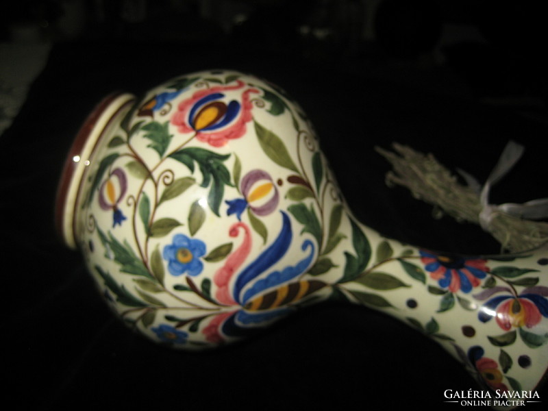 Városlődi - Mayer  szép antik váza ,  jelzett de nehezen fotózható , 22 cm