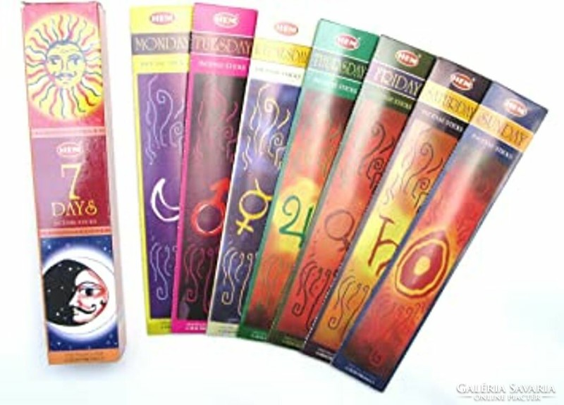 Hem 7 days incense selection / 7 scents in one box