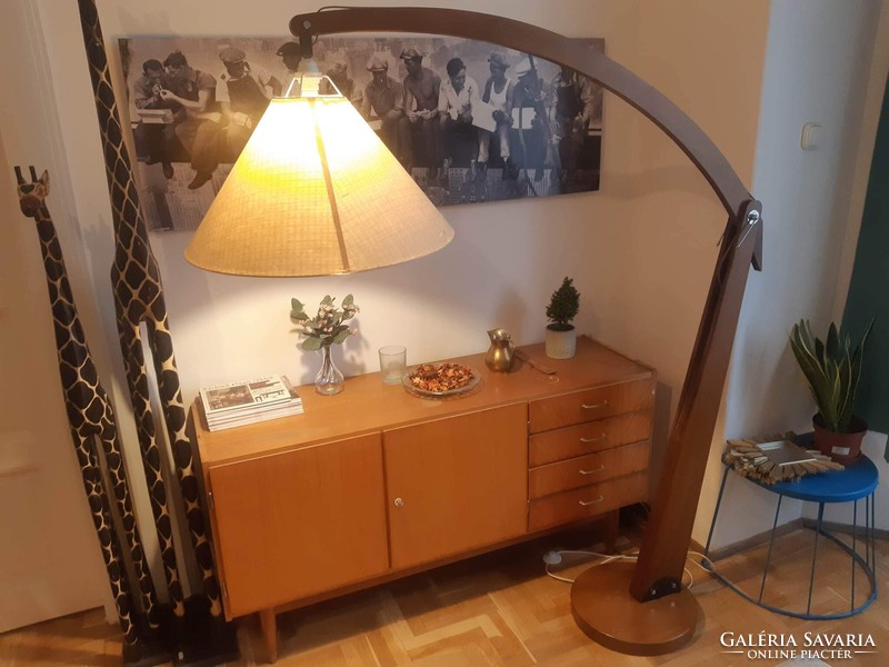 A surprisingly large decorative vintage Italian floor lamp for sale and rent