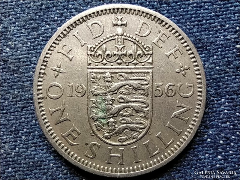 Anglia II. Erzsébet (1952-) 1 Shilling 1956 (id49923)