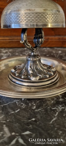 Antique silver-plated Berndorf hotel bell