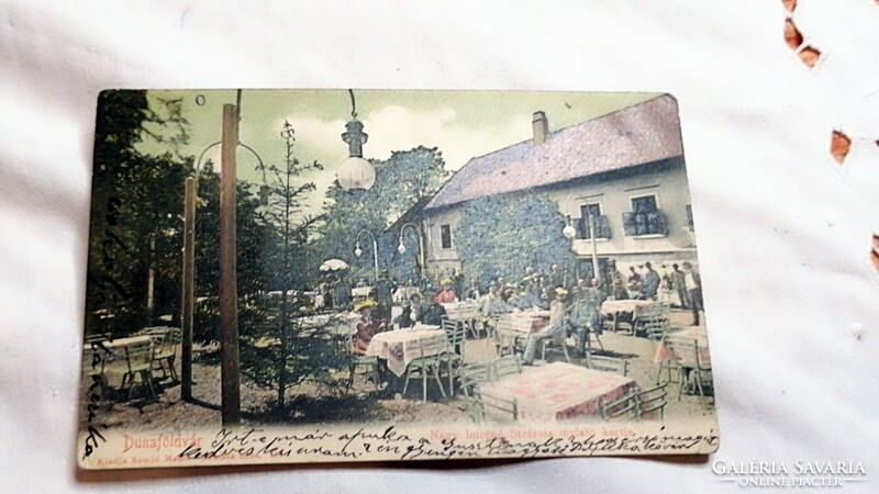 Dunaföldvár, Nagy Imréné Stefánia mulató kertje  1904-ből     43.