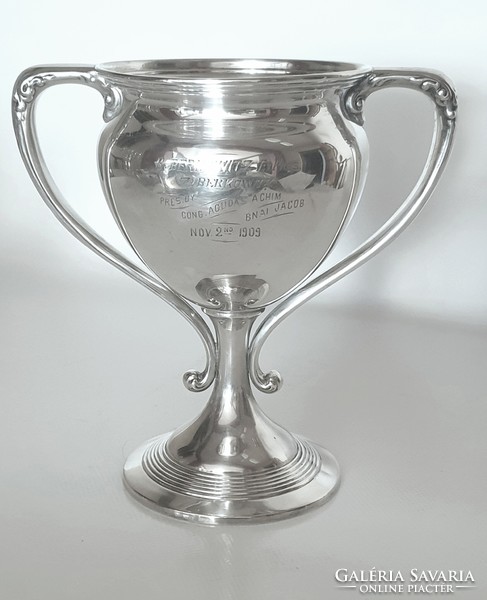 Judaica silver (925) goblet from 1909 (377 g)
