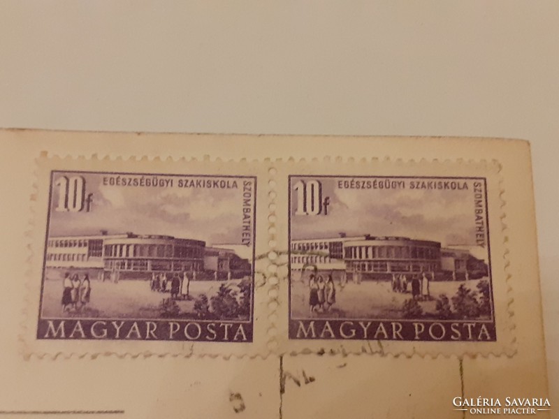 Régi képeslap 1957 Sopron Pedagógus üdülő fotó levelezőlap