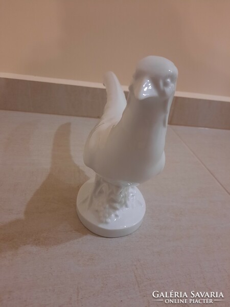 White Herend porcelain pheasant figure