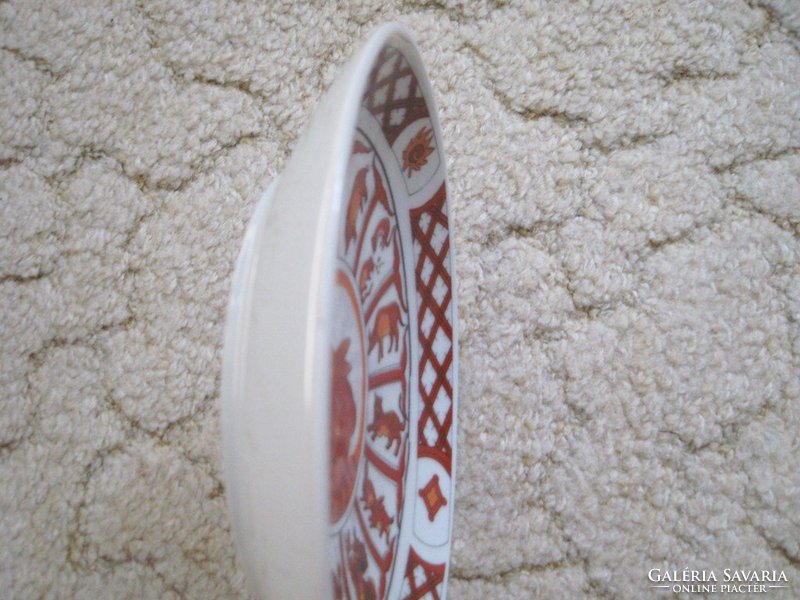 Porcelán falitál falra akasztható fali tál tányér  - nyúl nyuszi állatos - 16 cm átmérő