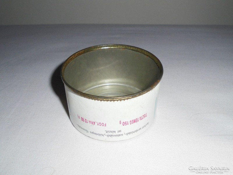 Retro canned food tin can - Debrecen snack meat lentil meat - Debrecen cannery 1980s