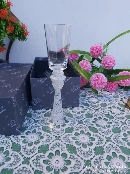 Gyönyörű Rosenthal talpas üveg üvegpohár pohár 21 cm Gyűjtői darab