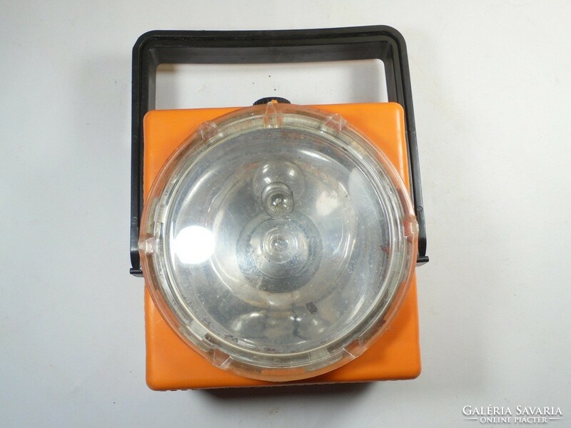 Old retro German flashlight portable lamp reflector - circa 1980s