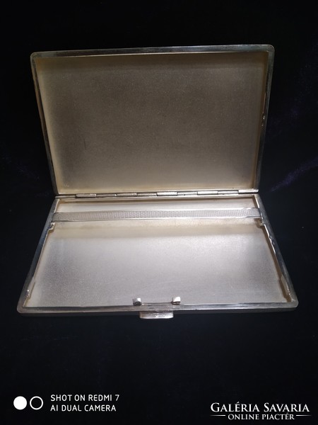 Silver (800 greyhound pv) men's cigarette tray (can)