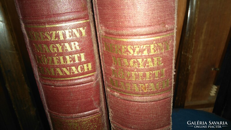 Christian Hungarian public life almanac-economic encyclopedia i.-II.. 1940 Pátria literary shoulder.Rt.