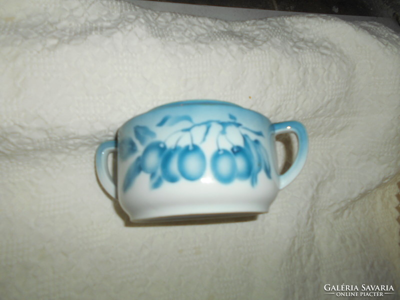 Antik szecessziós porcelán cukortartó-