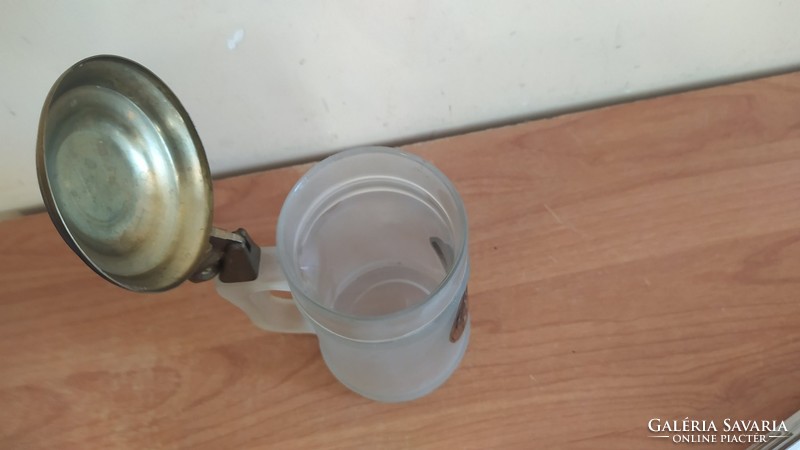 (K) glass beer mug