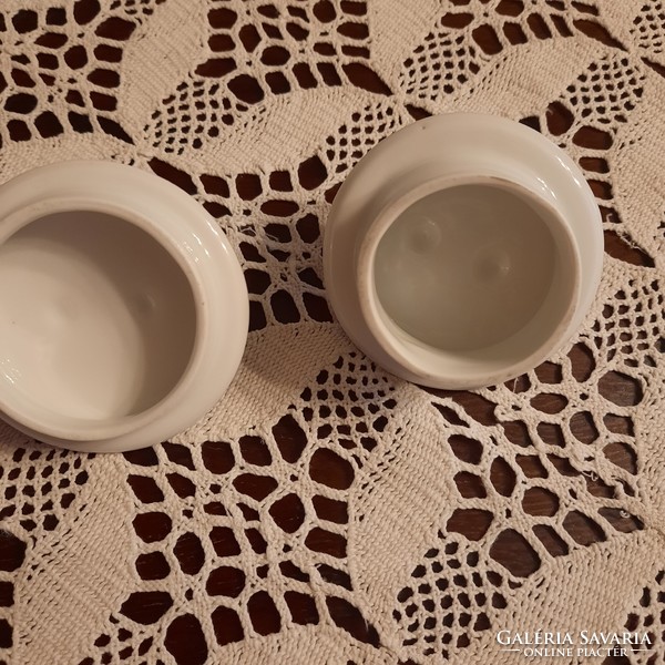 MZ Altrohlau 4 személyes  kávés készlet + 1 tartalék csészealj kék- arany díszítéssel