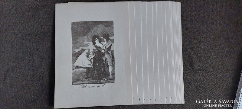 Francisco goya - 20 graphic reproductions complete !!!