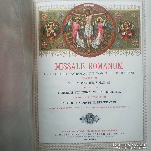 Missale romanum Latin missal 1913