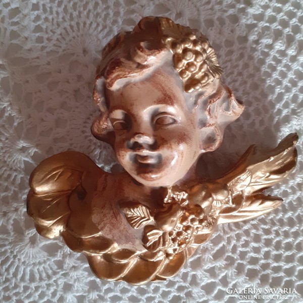 Golden angel ornament