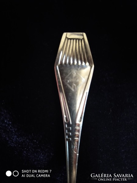 Silver (830) Swedish Art Nouveau style commemorative spoon.