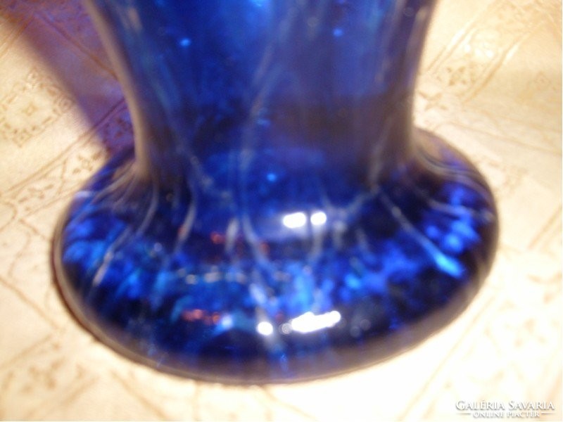 N19 tailor Elizabeth glass artist Mácsy award-winning huge floor vase flawless rarity as a gift