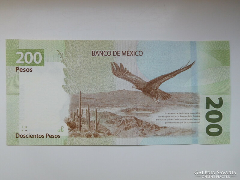 Mexico 200 pesos 2019 unc polymer