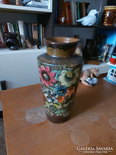 Vase repainted by an artist 32 cm - 373