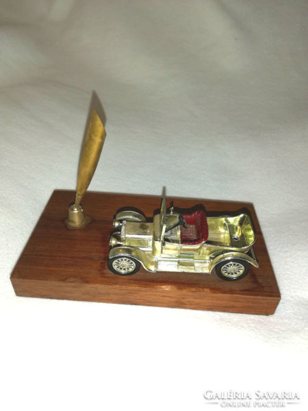 Old car model pen holder, table decoration