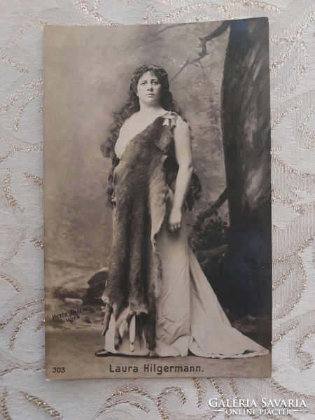 Old postcard laura hilgermann photo postcard Austrian opera singer