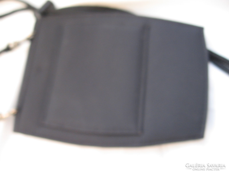 Samsonite fekete kis táska, nyakba akasztós pénztárca