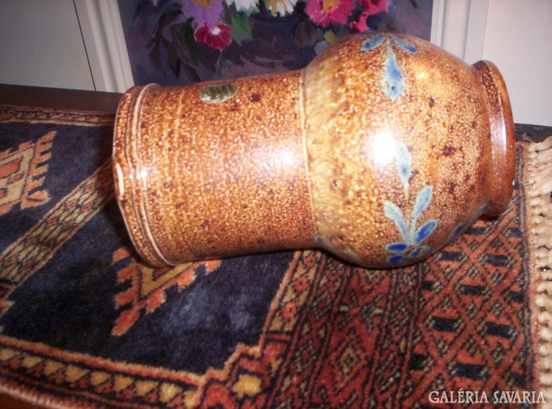 Gyujtői kézműves kerámia kancsó, váza