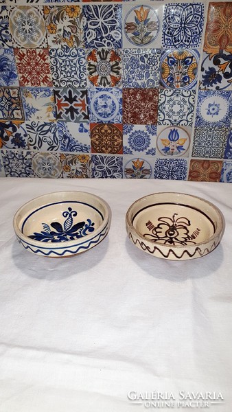 2 pcs. Old, small Korund ceramic bowl, bowl, plate.